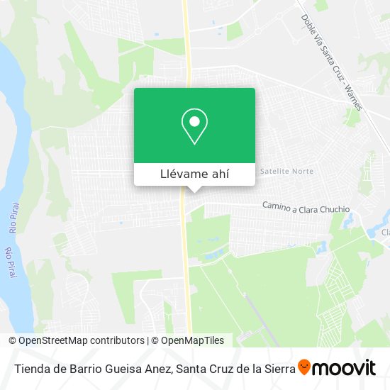 Mapa de Tienda de Barrio Gueisa Anez