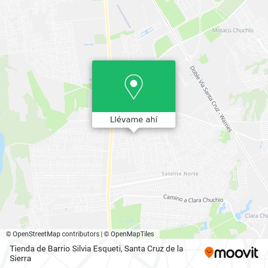 Mapa de Tienda de Barrio Silvia Esqueti