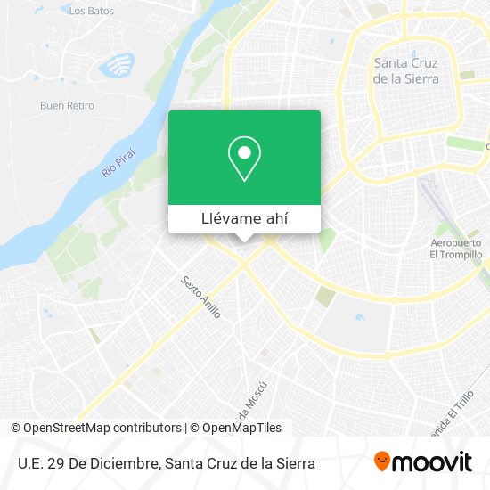 Mapa de U.E. 29 De Diciembre