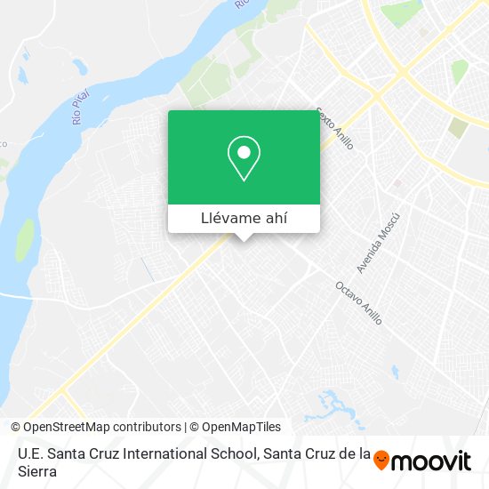 Mapa de U.E. Santa Cruz International School