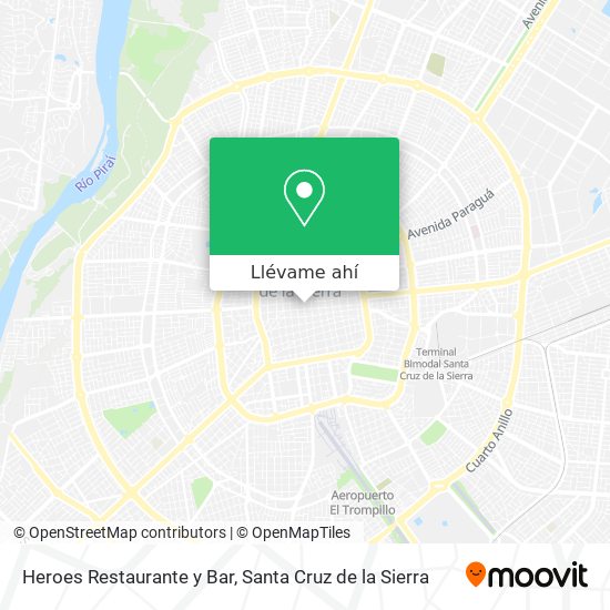 Mapa de Heroes Restaurante y Bar