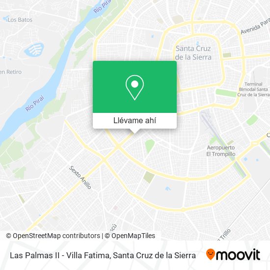Mapa de Las Palmas II - Villa Fatima