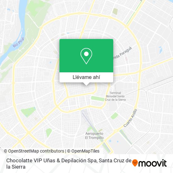Mapa de Chocolatte VIP Uñas & Depilación Spa