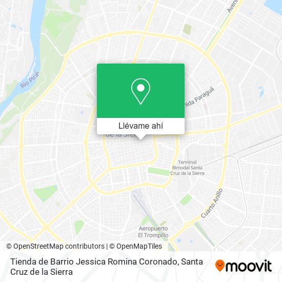 Mapa de Tienda de Barrio Jessica Romina Coronado