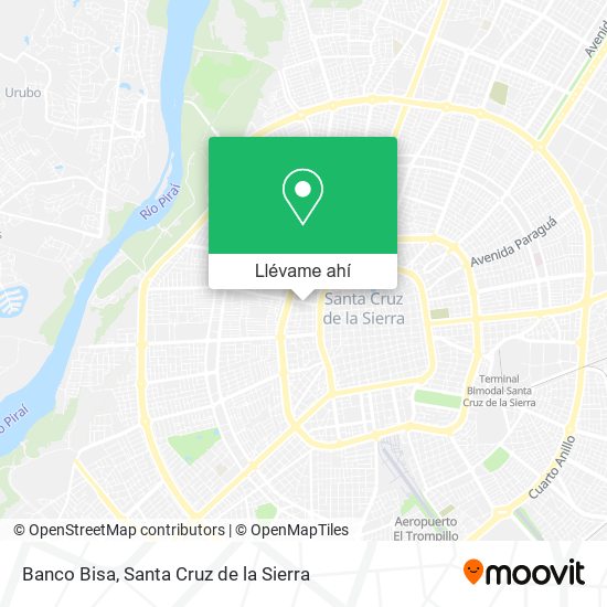 Mapa de Banco Bisa