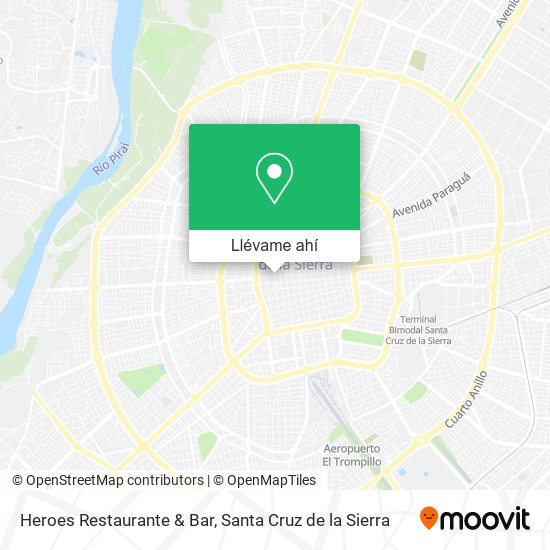 Mapa de Heroes Restaurante & Bar