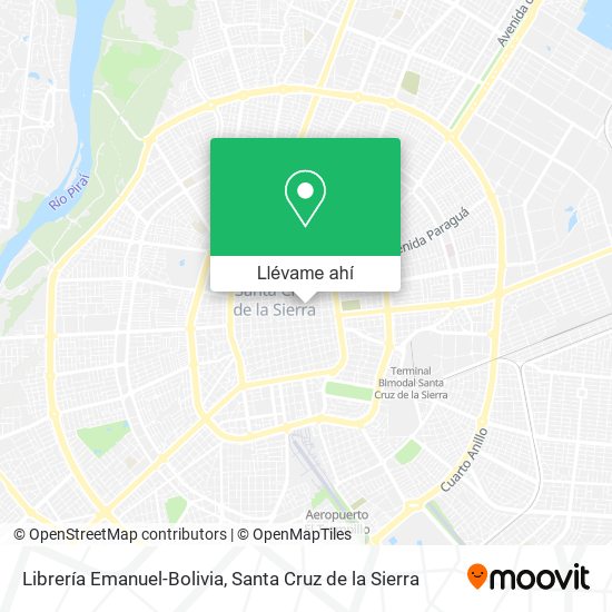 Mapa de Librería Emanuel-Bolivia