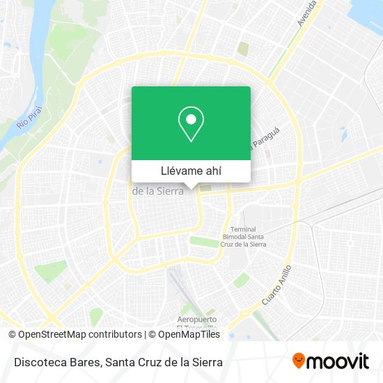 Mapa de Discoteca Bares