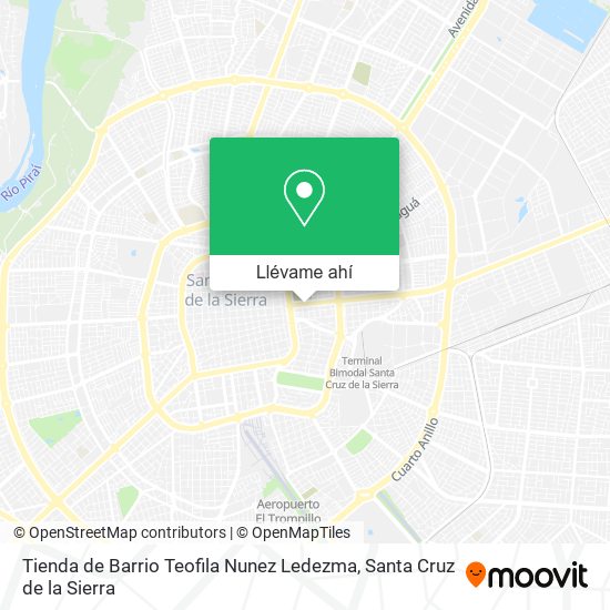 Mapa de Tienda de Barrio Teofila Nunez Ledezma