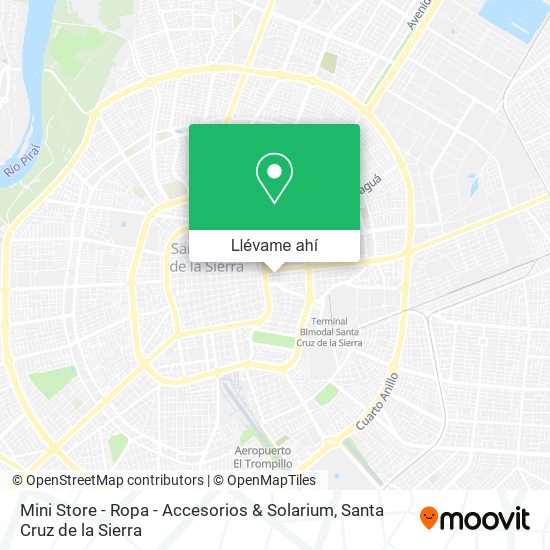 Mapa de Mini Store - Ropa - Accesorios & Solarium