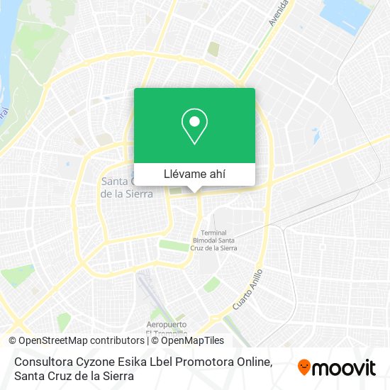 Mapa de Consultora Cyzone Esika Lbel Promotora Online