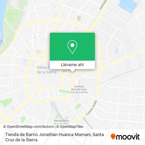 Mapa de Tienda de Barrio Jonathan Huanca Mamani