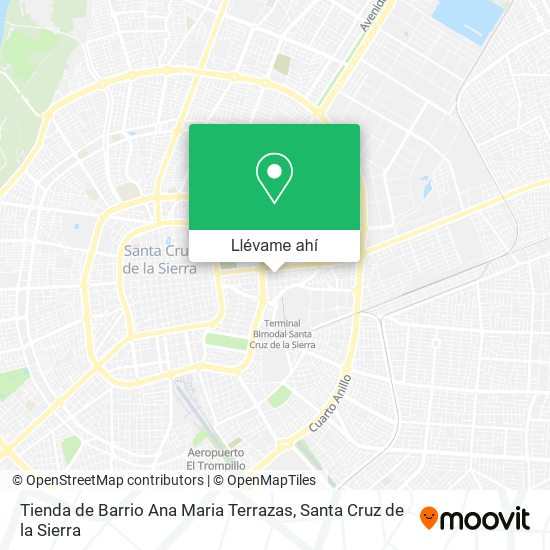 Mapa de Tienda de Barrio Ana Maria Terrazas