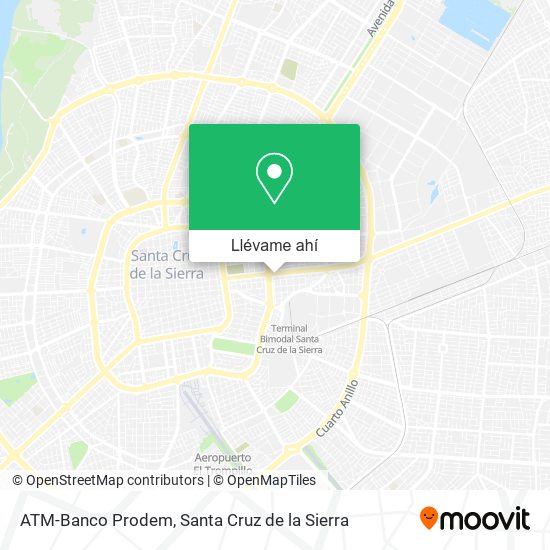 Mapa de ATM-Banco Prodem