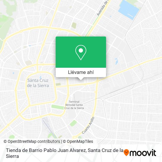 Mapa de Tienda de Barrio Pablo Juan Alvarez