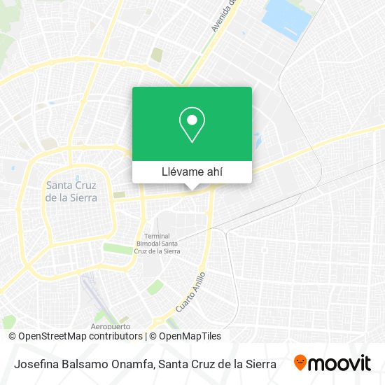 Mapa de Josefina Balsamo Onamfa