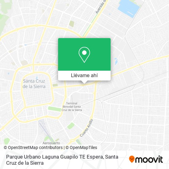 Mapa de Parque Urbano Laguna Guapilo TE Espera