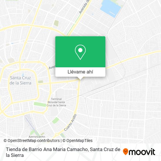 Mapa de Tienda de Barrio Ana Maria Camacho