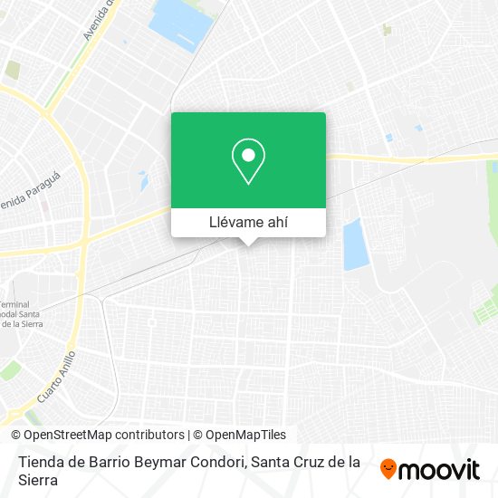 Mapa de Tienda de Barrio Beymar Condori