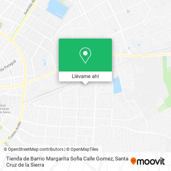 Mapa de Tienda de Barrio Margarita Sofia Calle Gomez