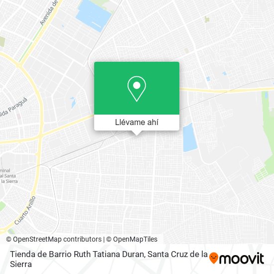 Mapa de Tienda de Barrio Ruth Tatiana Duran