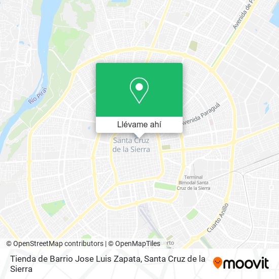 Mapa de Tienda de Barrio Jose Luis Zapata