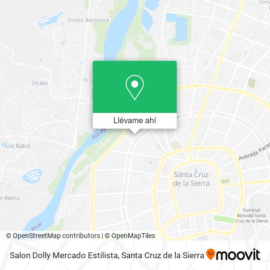 Mapa de Salon Dolly Mercado Estilista