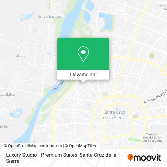 Mapa de Luxury Studio - Premium Suites