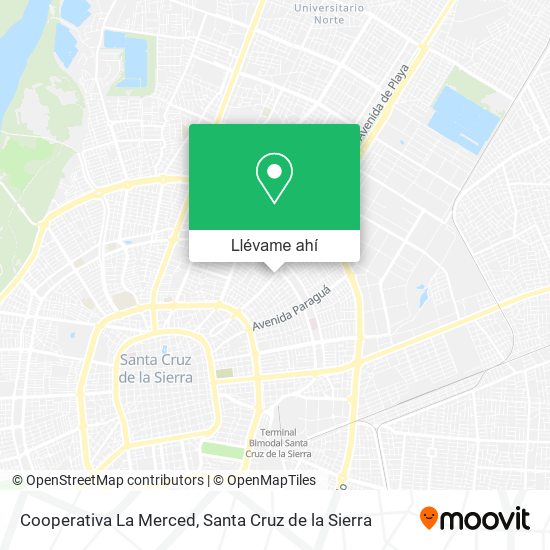 Mapa de Cooperativa La Merced