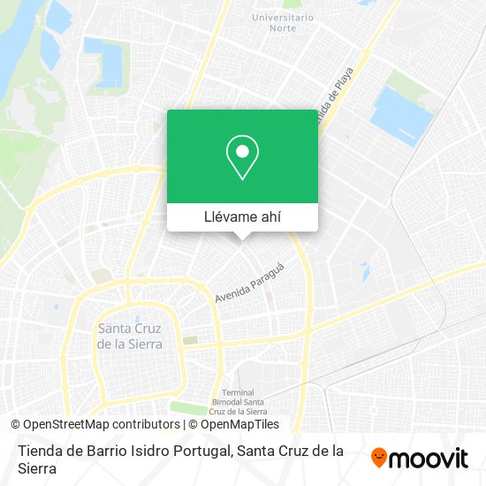 Mapa de Tienda de Barrio Isidro Portugal