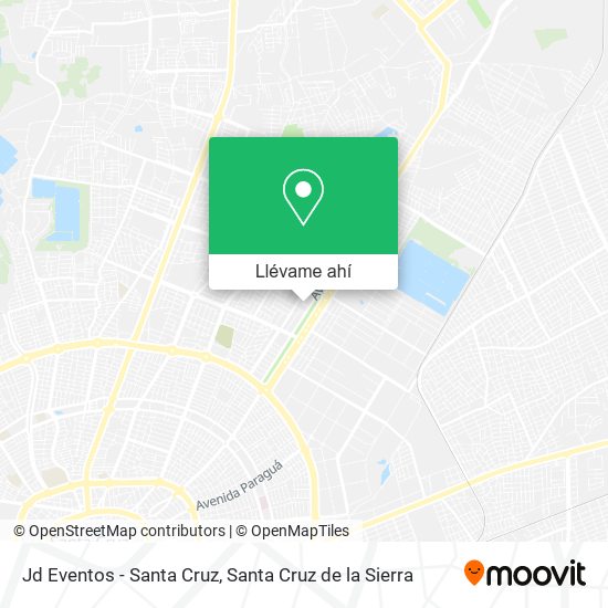 Mapa de Jd Eventos - Santa Cruz