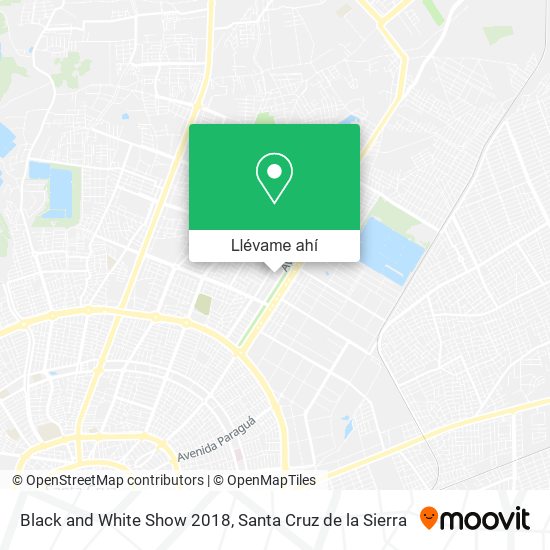 Mapa de Black and White Show 2018