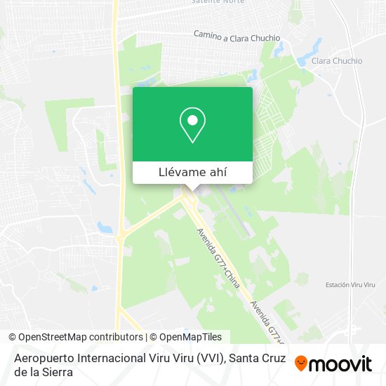 Mapa de Aeropuerto Internacional Viru Viru (VVI)