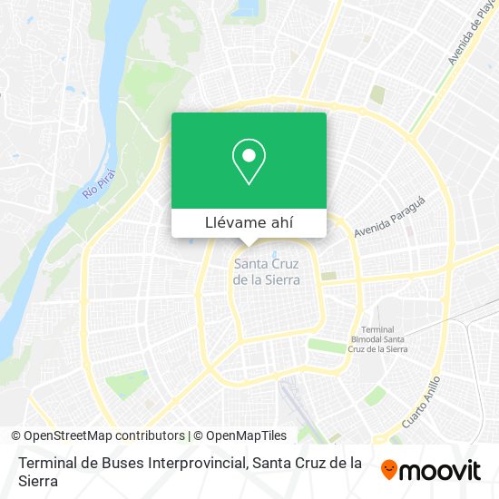 Mapa de Terminal de Buses Interprovincial