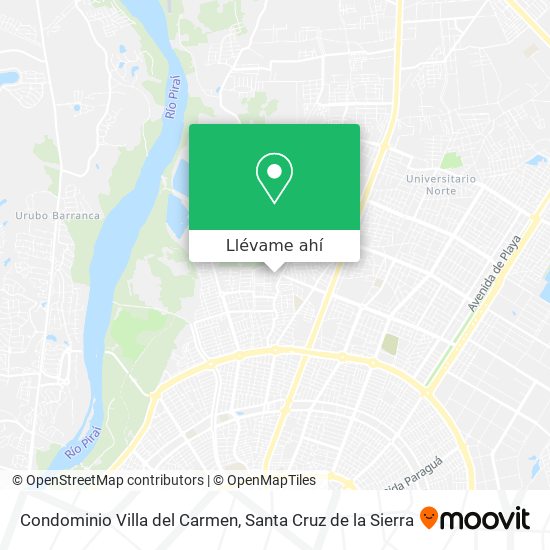 Mapa de Condominio Villa del Carmen