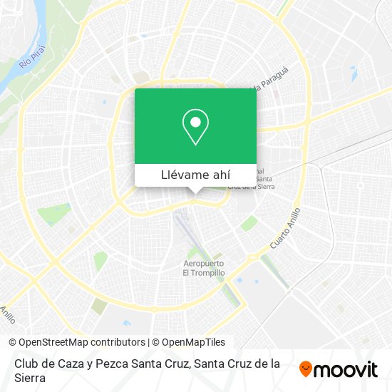 Mapa de Club de Caza y Pezca Santa Cruz