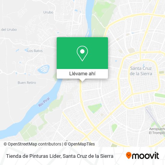 Mapa de Tienda de Pinturas Líder