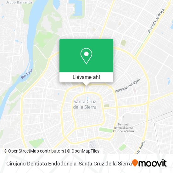 Mapa de Cirujano Dentista Endodoncia