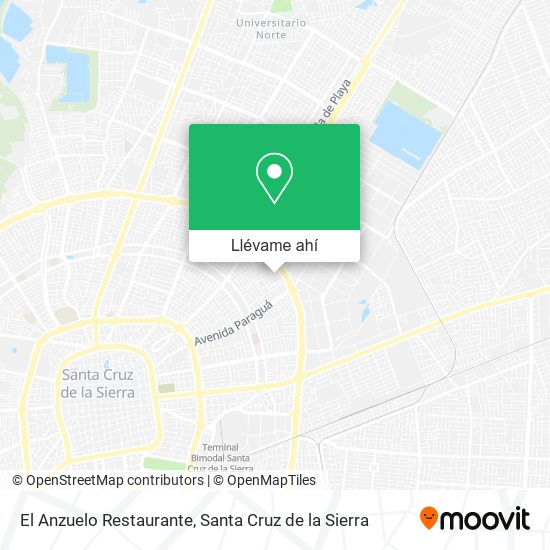 Mapa de El Anzuelo Restaurante