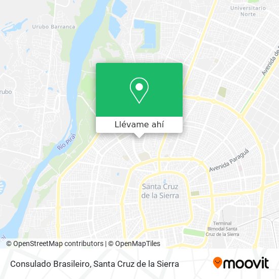 Mapa de Consulado Brasileiro