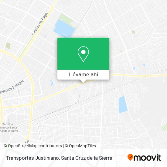 Mapa de Transportes Justiniano