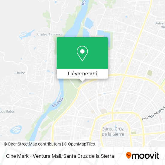 Mapa de Cine Mark - Ventura Mall