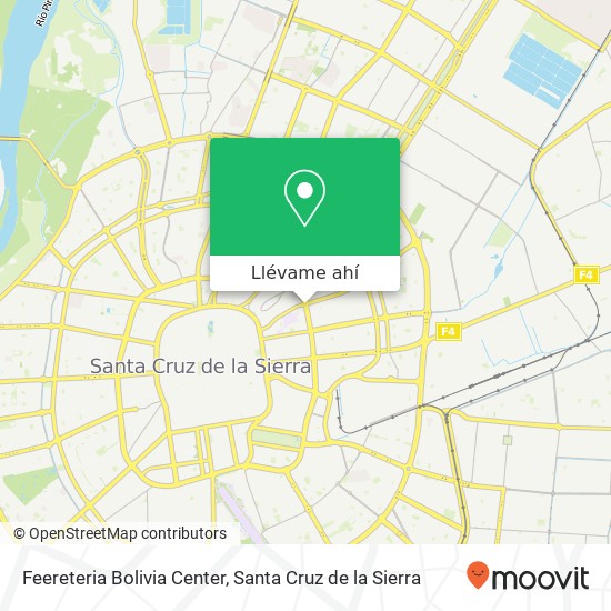 Mapa de Feereteria Bolivia Center