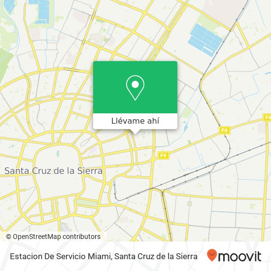Mapa de Estacion De Servicio Miami
