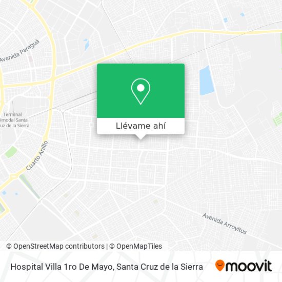 Mapa de Hospital Villa 1ro De Mayo