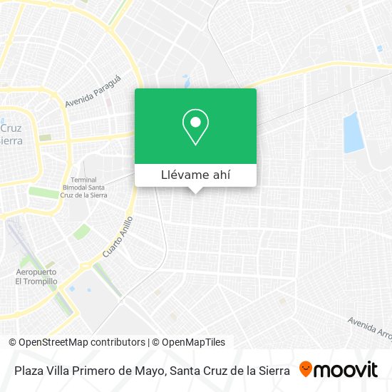 Mapa de Plaza Villa Primero de Mayo