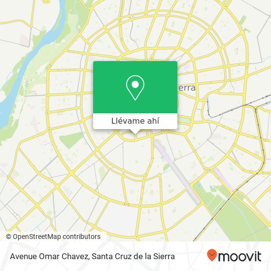 Mapa de Avenue Omar Chavez