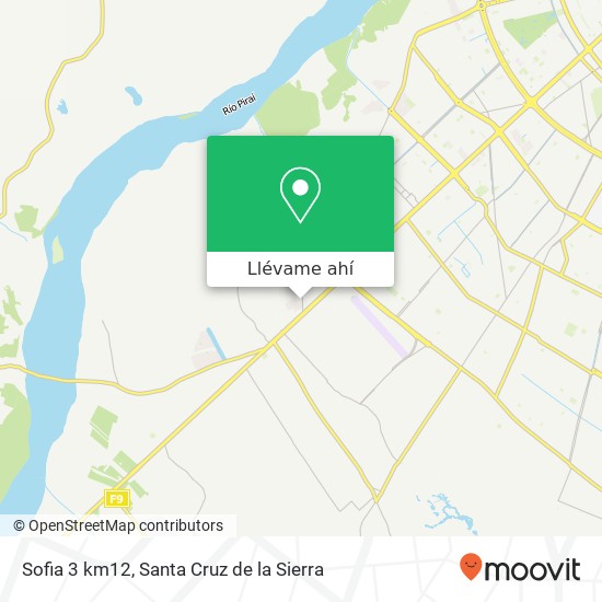 Mapa de Sofia 3 km12