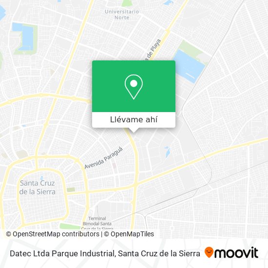 Mapa de Datec Ltda Parque Industrial