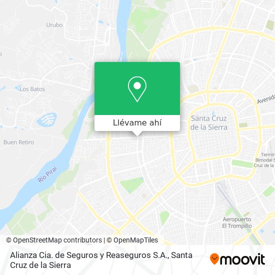 Mapa de Alianza Cia. de Seguros y Reaseguros S.A.